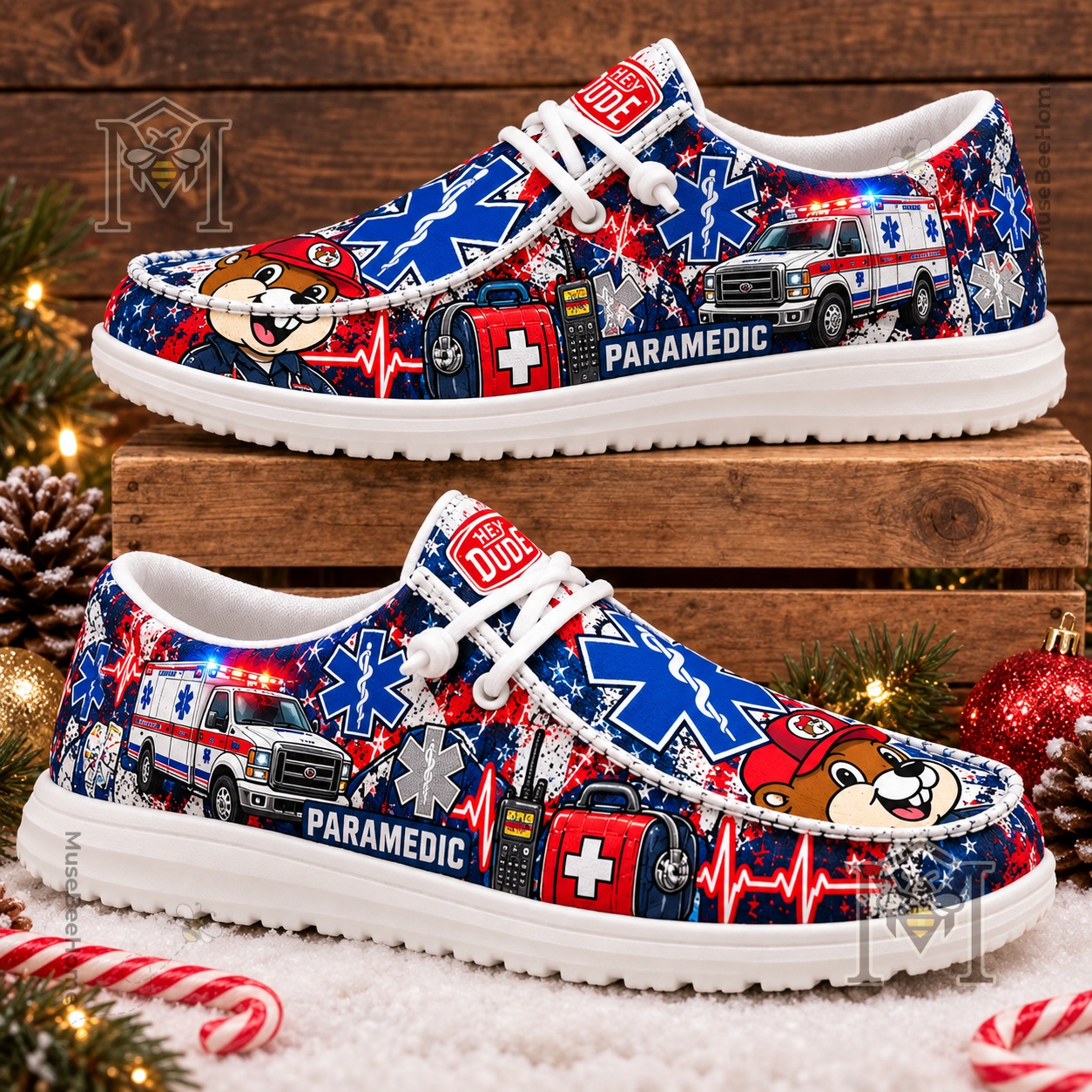 Buc-ee’s EMS First Responder Paramedic Loafer Shoes - photo 2