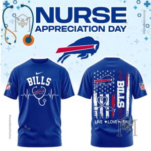 Buffalo Bills Nurse Appreciation Day T-Shirt - photo 2