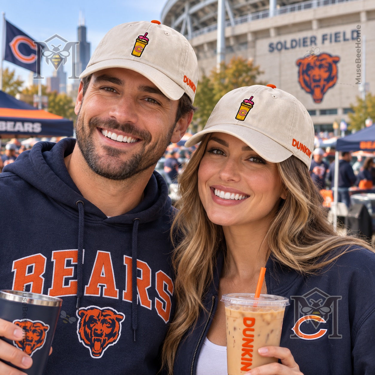 Chicago Bears Dunkin 2026 Cap - photo 3