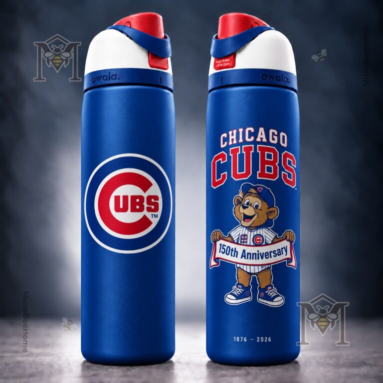 Chicago Cubs 150th Anniversary 2026 Water Bottle - photo 2