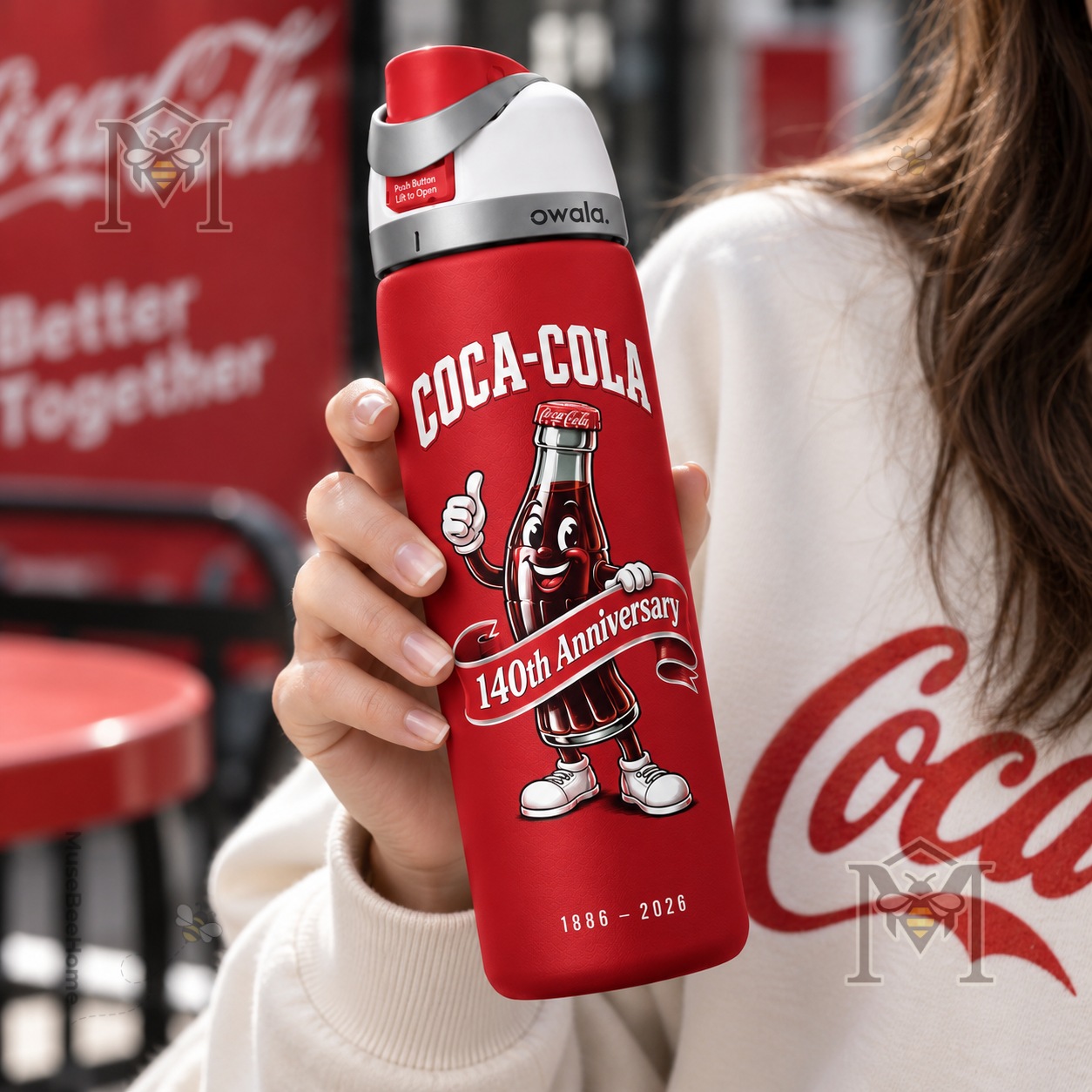 Coca-Cola 140th Anniversary Heritage Water Bottle - photo 3