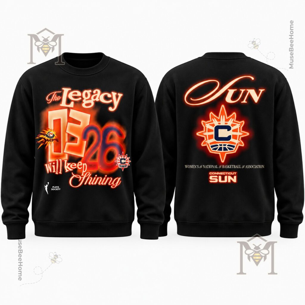 Connecticut Sun 2026 The Legacy Will Keep Shining T-Shirt - photo 2