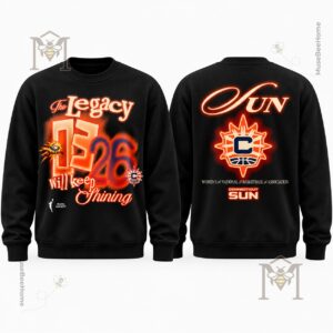Connecticut Sun 2026 The Legacy Will Keep Shining T-Shirt - photo 2