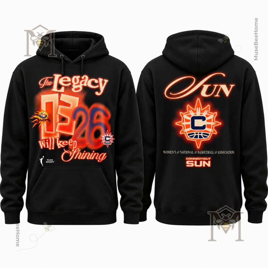 Connecticut Sun 2026 The Legacy Will Keep Shining T-Shirt - photo 3