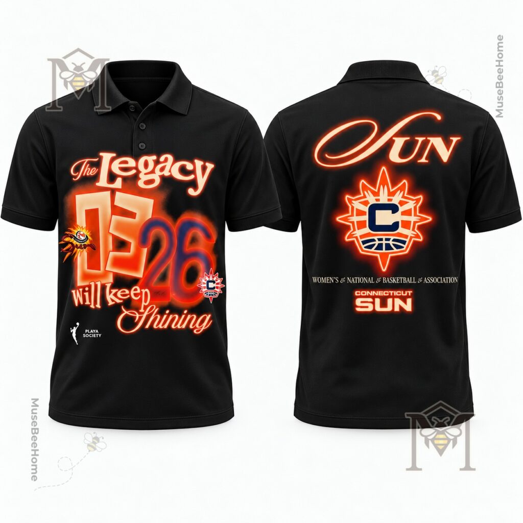 Connecticut Sun 2026 The Legacy Will Keep Shining T-Shirt - photo 4