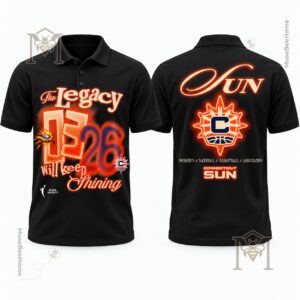 Connecticut Sun 2026 The Legacy Will Keep Shining T-Shirt - photo 4