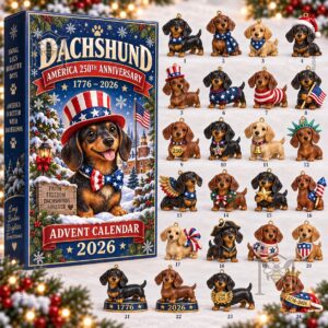 Dachshund America 250th Anniversary 2026 Advent Calendar - photo 2