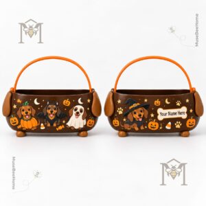 Dachshund Halloween Candy Bucket - photo 2