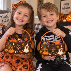 Dachshund Halloween Candy Bucket - photo 3
