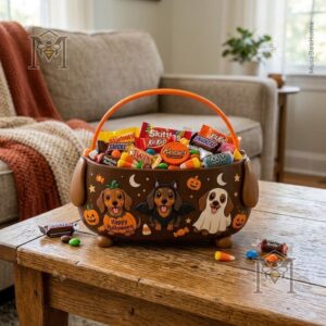 Dachshund Halloween Candy Bucket - photo 4