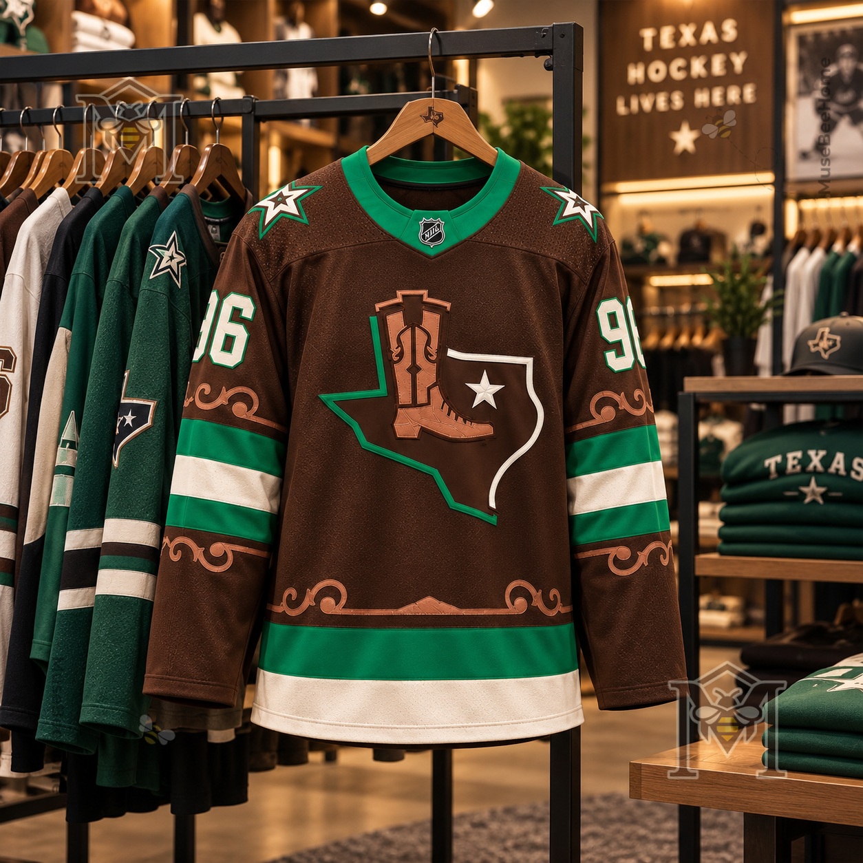 Dallas Stars Cowboy Boot Hockey Jersey 2026 - photo 3