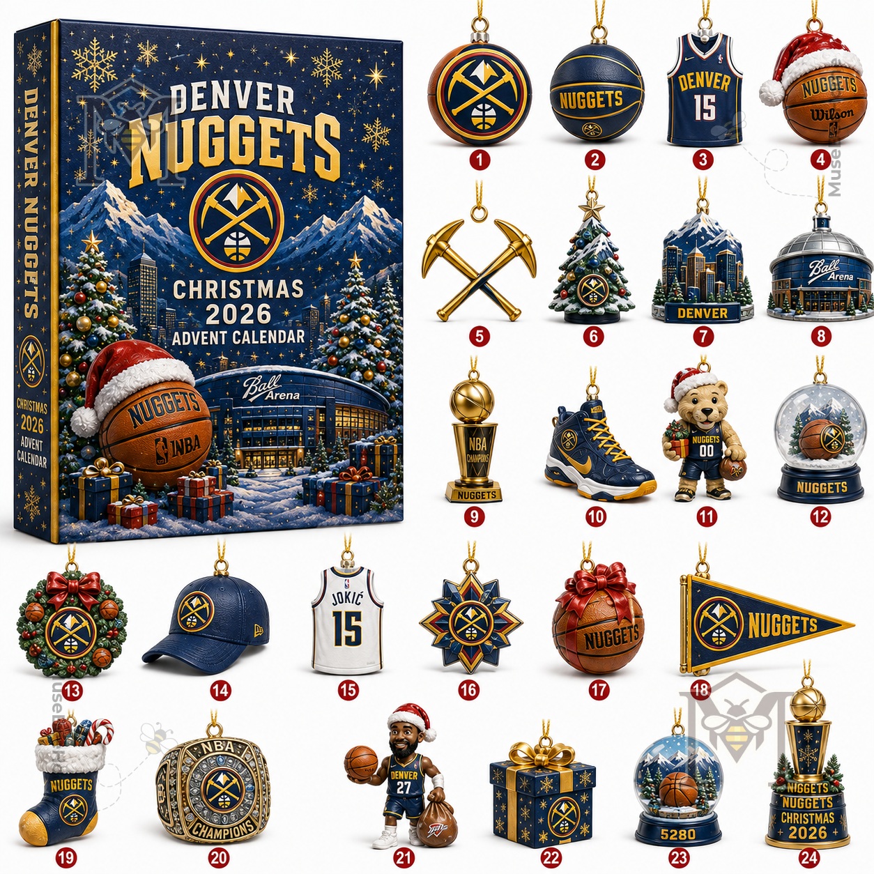 Denver Nuggets Christmas 2026 Advent Calendar - photo 2