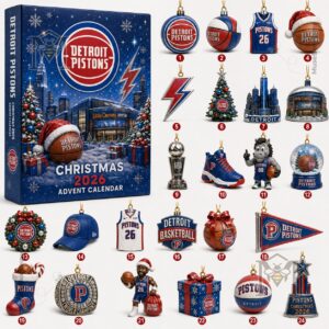 Detroit Pistons Christmas 2026 Advent Calendar - photo 2
