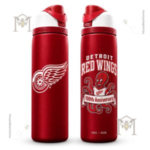 Detroit Red Wings 100th Anniversary Al the Octopus Water Bottle - photo 4