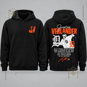 Detroit Tigers Justin Verlander Career Achievements T-Shirt - photo 4