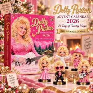 Dolly Parton Advent Calendar 2026 24 Days of Music and Country Magic - front box and figurines