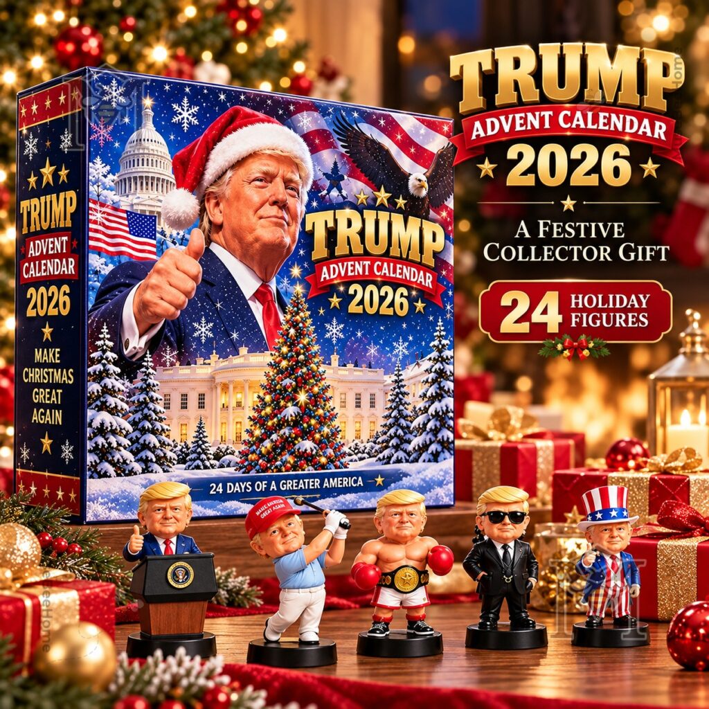 Donald Trump 2026 Advent Calendar – Front view with collectible figures Donald Trump 2026 Advent Calendar - front view with collectible figures