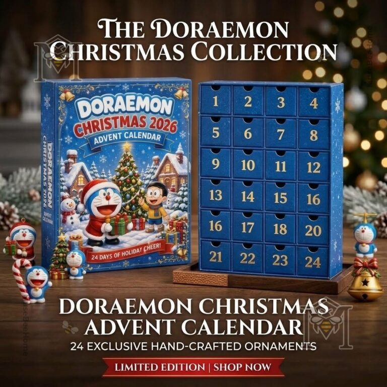 Doraemon Christmas 2026 Advent Calendar - front box and numbered drawer calendar