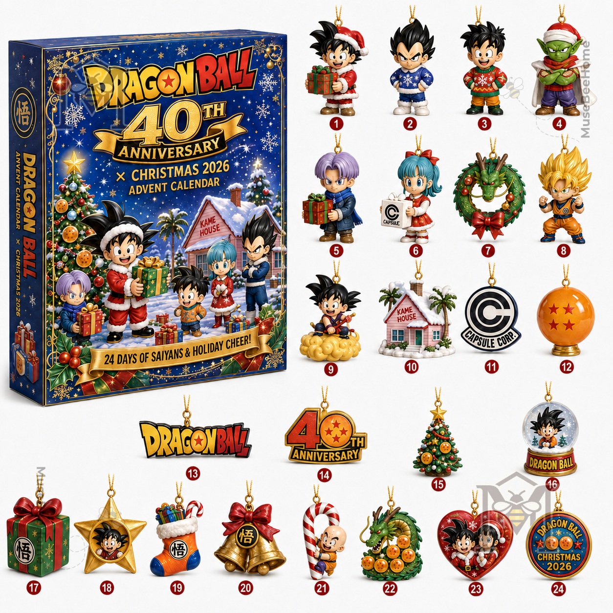 Dragon Ball 40th Anniversary Christmas 2026 Advent Calendar - photo 2