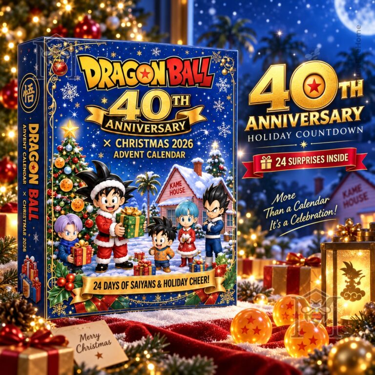 Dragon Ball 40th Anniversary Christmas 2026 Advent Calendar - front box artwork