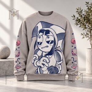 Drake Pomni Amazing Digital Circus Grid Symbols Sweatshirt - photo 2