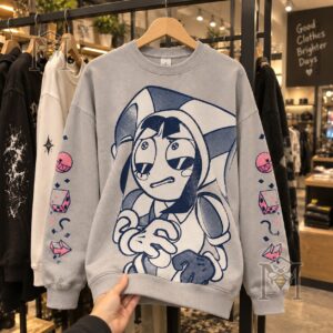 Drake Pomni Amazing Digital Circus Grid Symbols Sweatshirt - photo 5