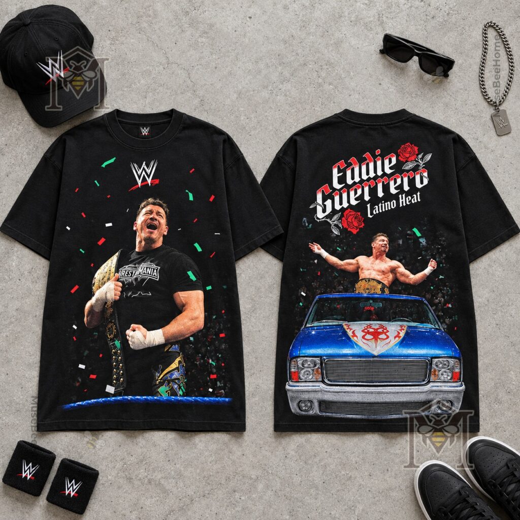 Eddie Guerrero Latino Heat WrestleMania T-Shirt - photo 2