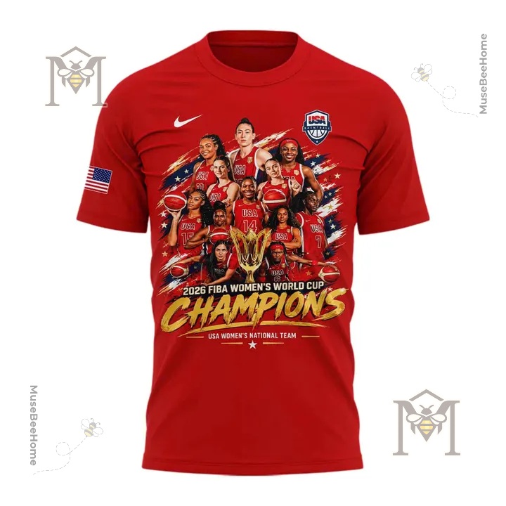 FIBA Women's World Cup 2026 Champions T-Shirt - photo 4