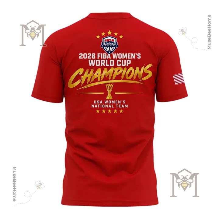 FIBA Women's World Cup 2026 Champions T-Shirt - photo 5