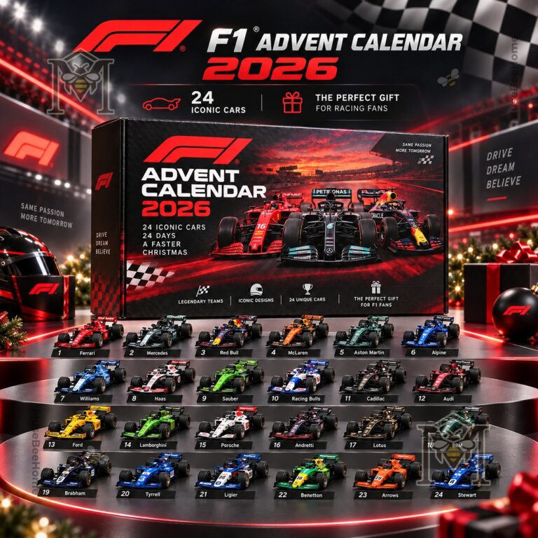 Formula 1 2026 Christmas Countdown Advent Calendar front box display