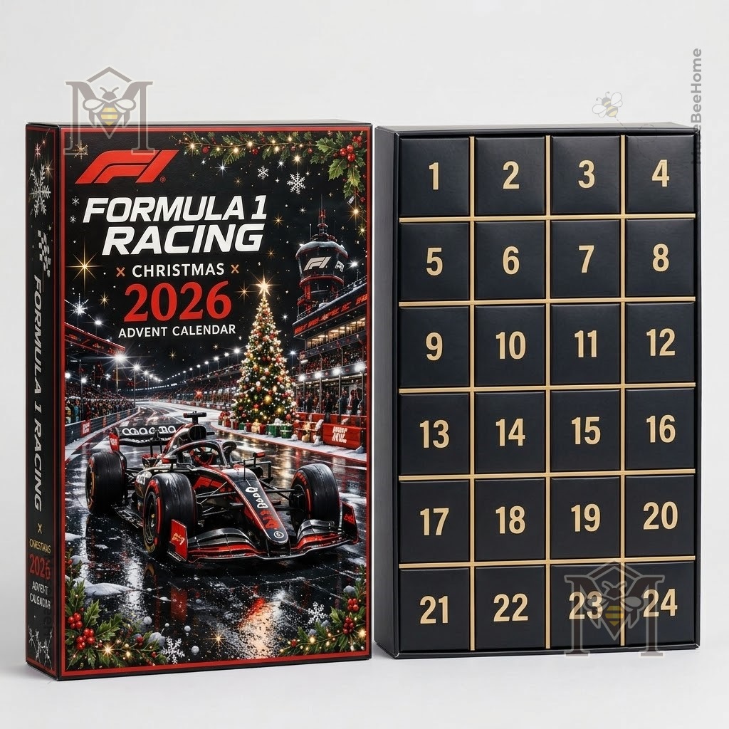 Formula 1 Christmas 2026 Advent Calendar - side panel view
