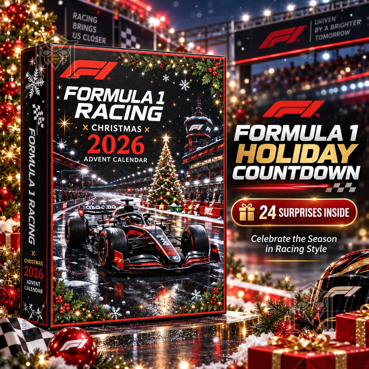 Formula 1 Christmas 2026 Advent Calendar - front box view
