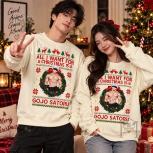 Gojo Satoru All I Want for Christmas Is Sweatshirt - photo 4