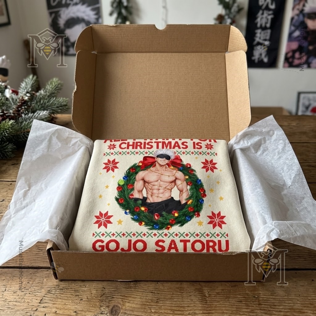 Gojo Satoru All I Want for Christmas Is Sweatshirt - photo 5