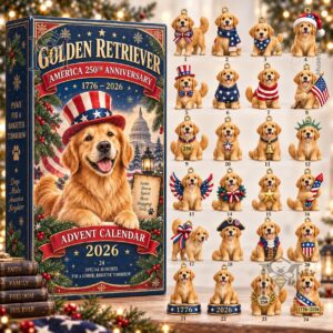 Golden Retriever America 250th Anniversary 2026 Advent Calendar - photo 2