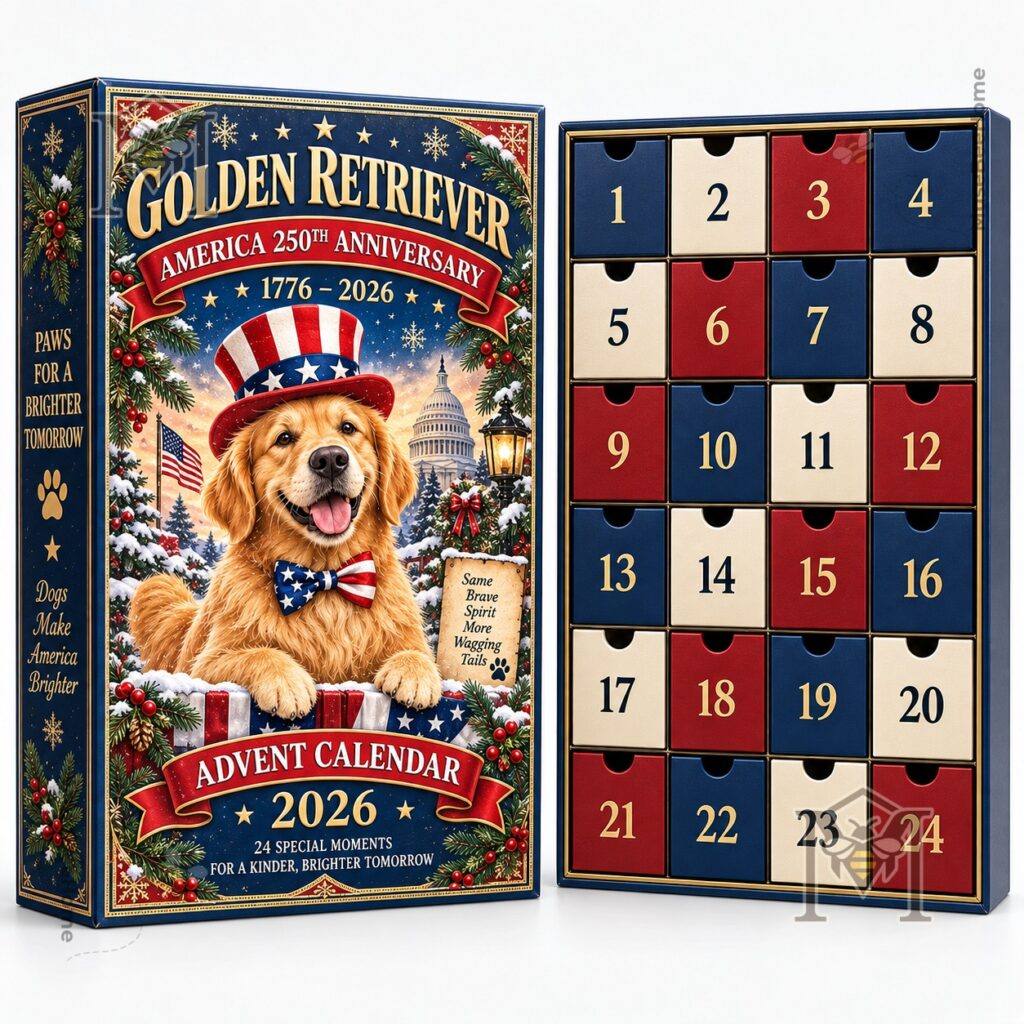 Golden Retriever America 250th Anniversary 2026 Advent Calendar - photo 3