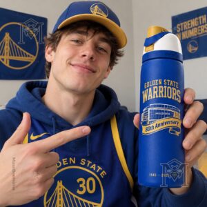 Golden State Warriors 80th Anniversary Chase Center 2026 Water Bottle - photo 3