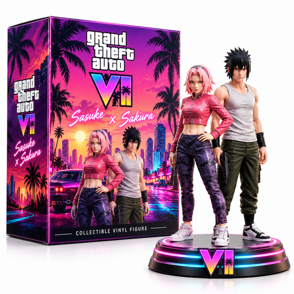 Grand Theft Auto VI Sasuke and Sakura Collectible Vinyl Figure - photo 2