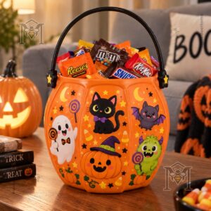 Halloween Personalized Trick-or-Treat Candy Bucket - photo 4