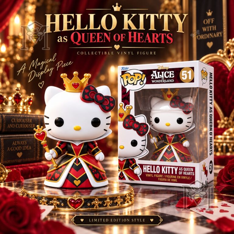 Hello Kitty Alice in Wonderland Funko Pop - boxed figure and front display