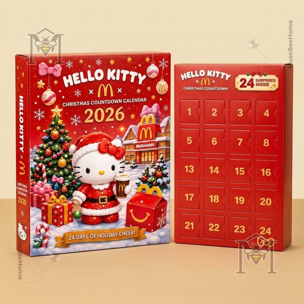 Hello Kitty x McDonald's Christmas 2026 Advent Calendar - photo 3