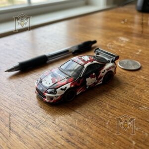 Hot Wheels Monster Hello Kitty 94 Toyota Supra A80 Diecast Car - photo 3