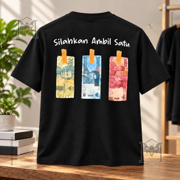 Indonesian Rupiah Silahkan Ambil Satu Please Take One T-Shirt - photo 2