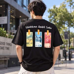 Indonesian Rupiah Silahkan Ambil Satu Please Take One T-Shirt - photo 3