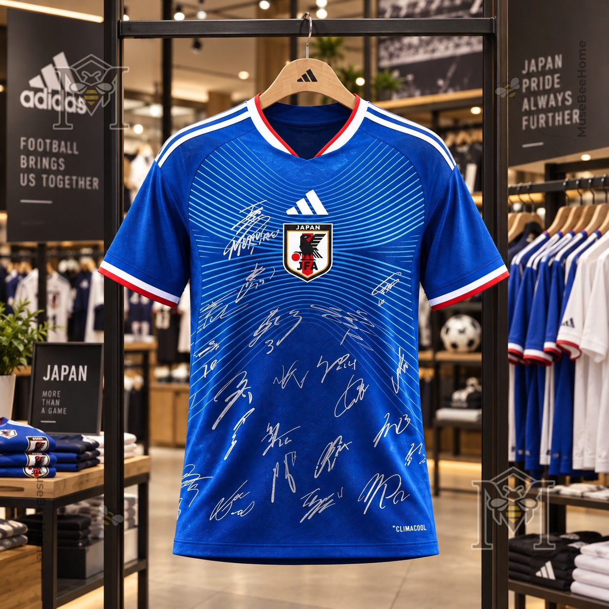Japan National Football Team 105th Anniversary Home Jersey - photo 3