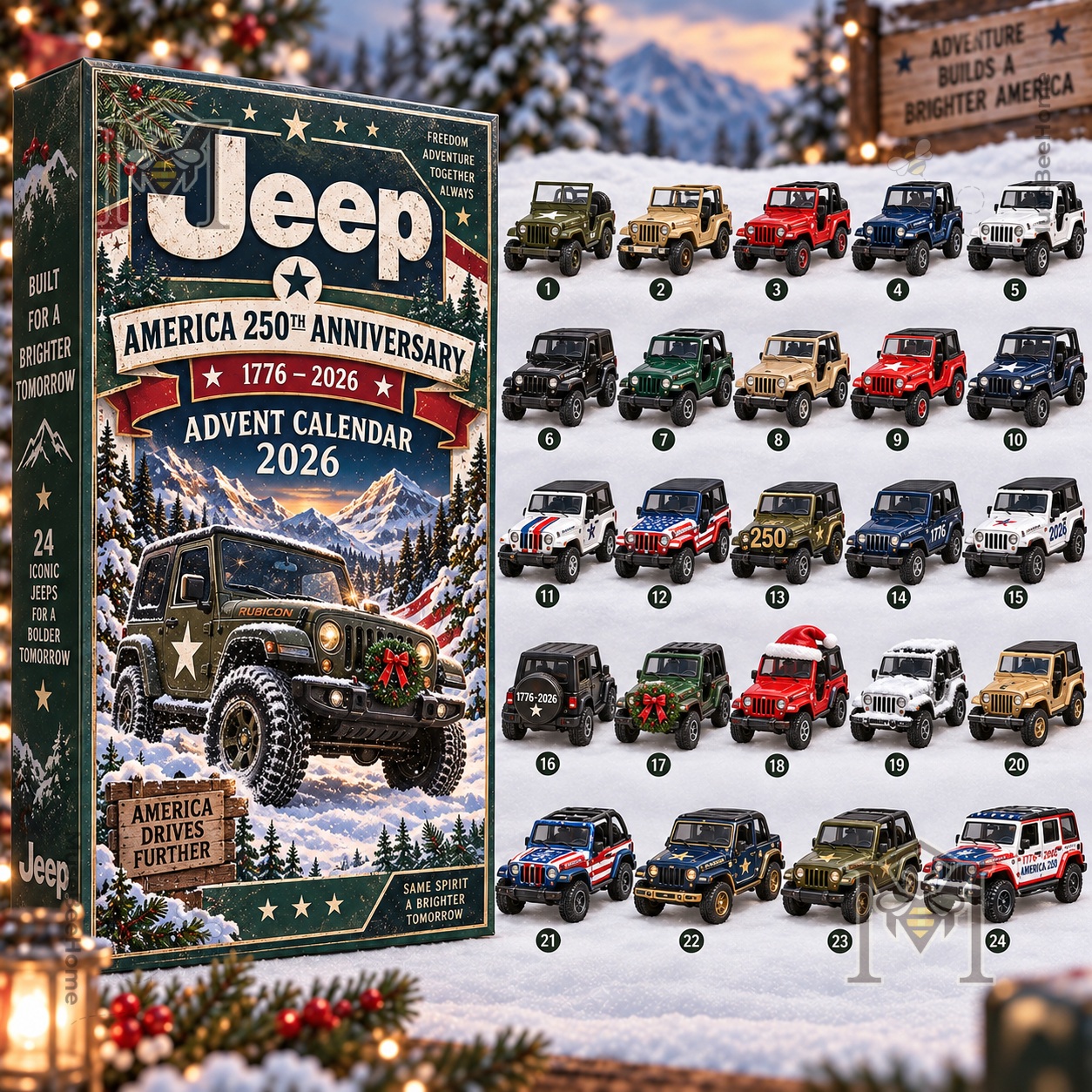 Jeep America 250th Anniversary 2026 Advent Calendar - photo 2