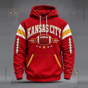 Kansas City Chiefs Game Day V-Neck T-Shirt and Hoodie - photo 3