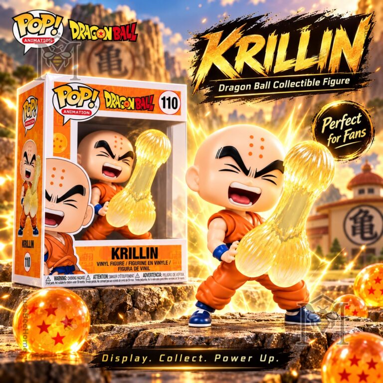 Krillin Dragon Ball Funny Funko Pop Figure 2026 - boxed figure and front-facing character display