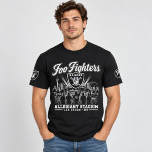Las Vegas Raiders Foo Fighters T-Shirt - photo 4