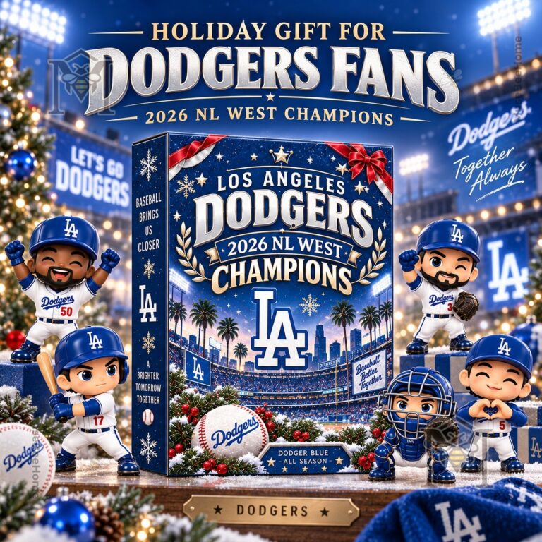 Los Angeles Dodgers 2026 NL West Champions Advent Calendar - front box display